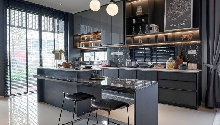 Kitchen with Darker Shade