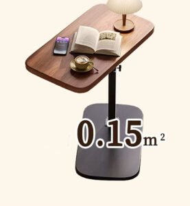 Adjustable C-Shaped Sofa Side Table Laptop Coffee Table Living Room - Image 8
