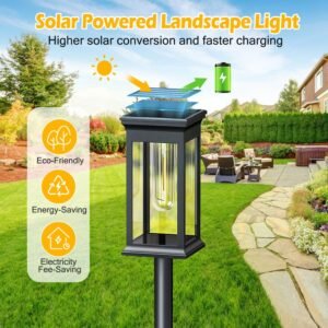 6-Pack Solar Pathway Lights — Auto On, Weatherproof, Stylish & Bright - Image 9