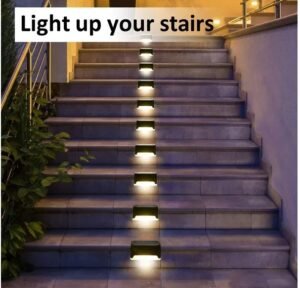 8 Solar Outdoor Waterproof Lights for Decks, Steps & Fences - Image 5
