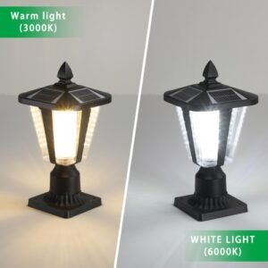 2 Packs Solar Pillar Headlights With Dimmable LEDs - Image 5